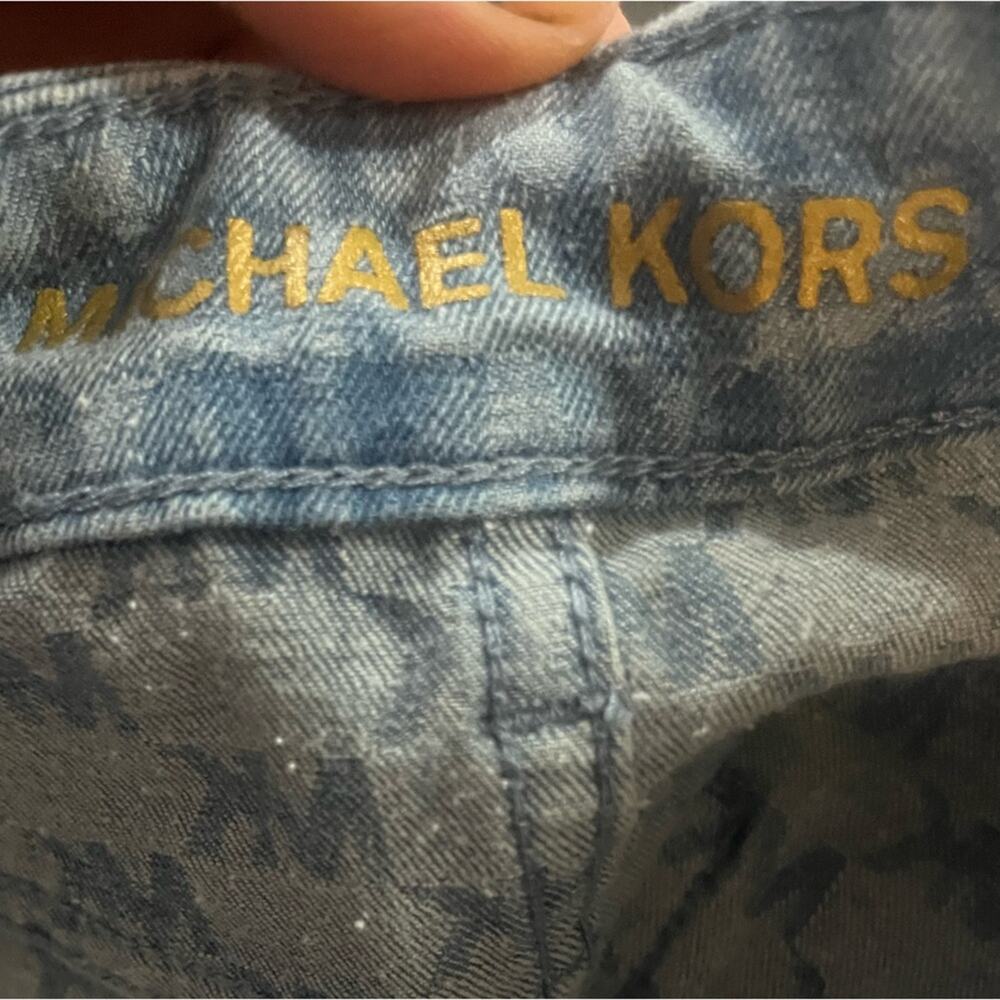 Michael Kors Monogram Button Front Luxury Retro D… - image 3